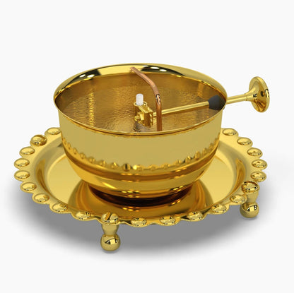 Shree Akhand Jyot Diya & Cover - Brass (पीतल) - PACK of 2- Premium Quality  ✅ | BUY1 GET1 - LAST DAY OFFER 🔥