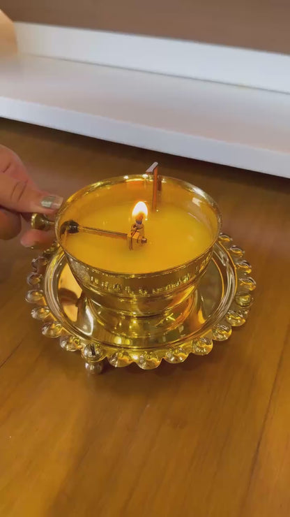 Shree Akhand Jyot Diya & Cover - Brass (पीतल) - PACK of 2- Premium Quality  ✅ | BUY1 GET1 - LAST DAY OFFER 🔥